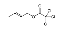 3-methylbut-2-enyl 2,2,2-trichloroacetate结构式