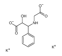 2-Hydroxy-3-(carboxymethylamino)-hydrocinnamic Acid, Dipotassium Salt结构式
