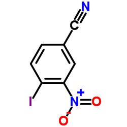 4-碘-3-硝基苯甲腈结构式