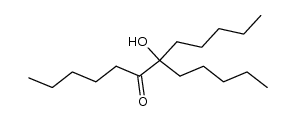 7-hydroxy-7-pentyl-dodecan-6-one结构式