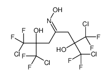 2,6-bis(chlorodifluoromethyl)-1,7-dichloro-2,6-dihydroxy-1,1,7,7-tetrafluo ro-4-heptanon oxime Structure