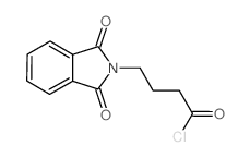 4-(1,3-二氧代异吲哚啉-2-基)丁酰氯结构式