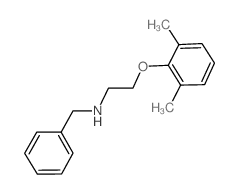 N-Benzyl-2-(2,6-dimethylphenoxy)-1-ethanamine结构式