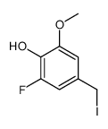 2-fluoro-4-(iodomethyl)-6-methoxyphenol Structure