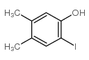4,5-二甲基-2-碘苯酚结构式