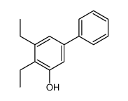 4,5-Diethylbiphenyl-3-ol structure