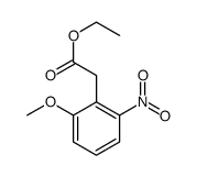 ethyl 2-(2-methoxy-6-nitrophenyl)acetate结构式