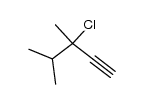 α-i-Propyl-α-methylpropargyl chloride Structure