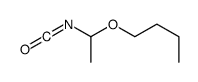 1-(1-isocyanatoethoxy)butane Structure