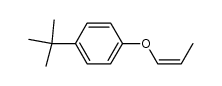 (Z)-1-(tert-butyl)-4-(prop-1-en-1-yloxy)benzene Structure