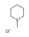 1-methylthian-1-ium,chloride Structure