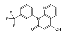 4-hydroxy-1-[3-(trifluoromethyl)phenyl]-1,8-naphthyridin-2-one Structure