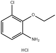 3-氯-2-乙氧基苯胺盐酸盐结构式