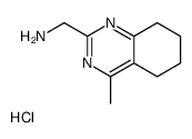 5,6,7,8-四氢-4-甲基-2-喹唑啉甲胺盐酸盐结构式