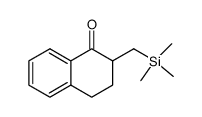 2-((trimethylsilyl)methyl)-3,4-dihydronaphthalen-1(2H)-one结构式