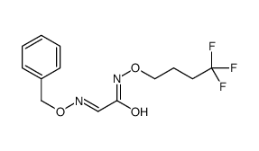 (2E)-2-phenylmethoxyimino-N-(4,4,4-trifluorobutoxy)acetamide Structure