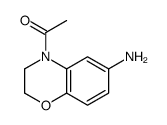 4-乙酰基-6-氨基-3,4-二氢-2H-苯并[1,4]噁嗪结构式