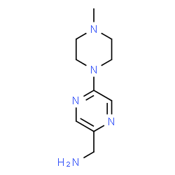 5-(4-甲基-1-哌嗪基)吡嗪-2-甲胺结构式