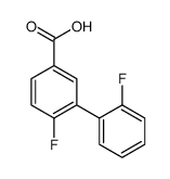 4-fluoro-3-(2-fluorophenyl)benzoic acid结构式