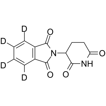 (±)-Thalidomide-d4结构式