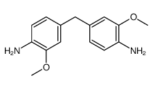 Methane, bis(4-amino-3-methoxyphenyl)- Structure