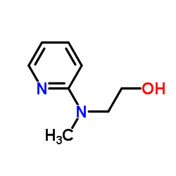 2-(N-甲基-2-吡啶氨基)乙醇结构式