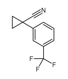 1-[3-(三氟甲基)苯基]环丙烷甲腈结构式