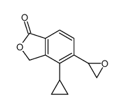 4-cyclopropyl-5-(oxiran-2-yl)-3H-2-benzofuran-1-one Structure