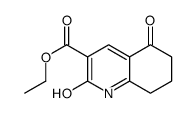 2-羟基-5-氧代-5,6,7,8-四氢喹啉-3-羧酸乙酯结构式