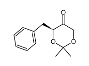 (4S)-benzyl-2,2-dimethyl-1,3-dioxan-5-one结构式