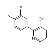 2-(3-fluoro-4-methylphenyl)pyridin-3-ol Structure