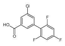 3-chloro-5-(2,4,6-trifluorophenyl)benzoic acid结构式
