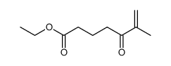Ethyl-5-oxo-6-methyl-6-heptenoate结构式
