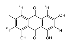 Emodin-d4结构式