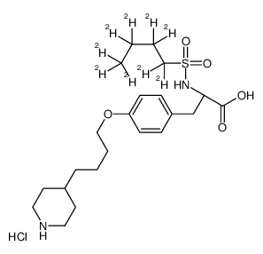 Tirofiban-d9 hydrochloride Structure