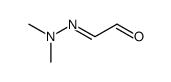glyoxal mono-N,N-dimethylhydrazone结构式