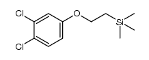 [2-(3,4-dichlorophenoxy)ethyl]trimethylsilane结构式