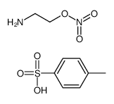 2-aminoethyl nitrate,4-methylbenzenesulfonic acid结构式