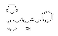 2-[2-(Cbz-aMino)phenyl]-1,3-dioxolane Structure