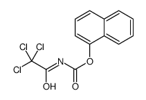naphthalen-1-yl N-(2,2,2-trichloroacetyl)carbamate结构式