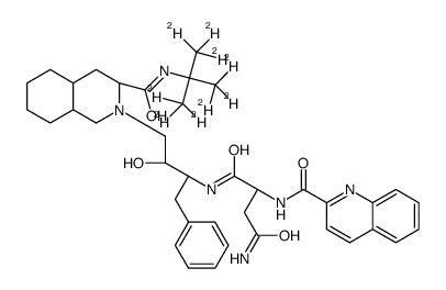 Saquinavir-d9结构式