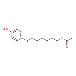 6-(4-Hydroxyphenoxy)Hexyl Acetate Structure