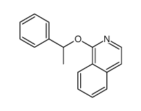 1-(1-phenylethoxy)isoquinoline Structure