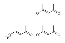 4-oxopent-2-en-2-olate,titanium(3+)结构式
