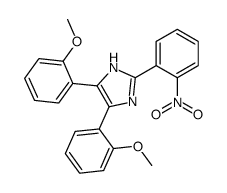 4,5-bis(2-methoxyphenyl)-2-(2-nitrophenyl)-1H-imidazole Structure