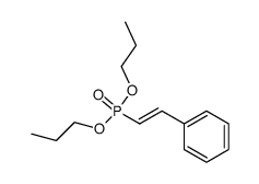 trans-styryl-phosphonic acid dipropyl ester Structure
