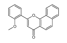 2-(2-methoxyphenyl)-4H-benzo[h]chromen-4-one Structure