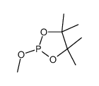 2-METHOXY-4,4,5,5-TETRAMETHYL-[1,3,2]-DIOXAPHOSPHOLANE结构式