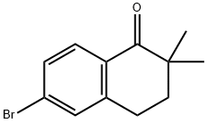 1(2h)-naphthalenone, 6-bromo-3,4-dihydro-2,2-dimethyl-(wxg02529) Structure
