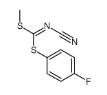 (4-FLUOROPHENYL) METHYL CYANOCARBONIMIDODITHIOATE结构式